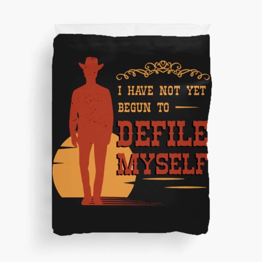 Discover western, western bear, doc holiday Duvet Covers