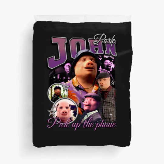 Discover John Pork Duvet Covers, Funny Duvet Covers, Classic 90s Graphic Duvet Covers