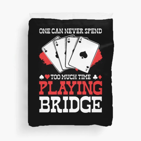 Discover Poker Cards Bridge Gambling Duvet Covers