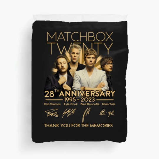 Discover 28 Years Of Matchbox Twenty Band Duvet Covers