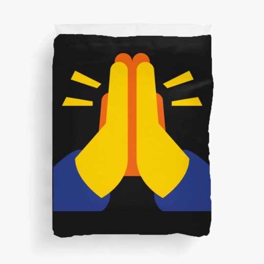 Discover Pray Emojis Duvet Covers