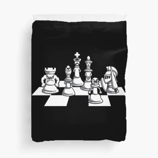 Discover Chess chess piece Duvet Covers