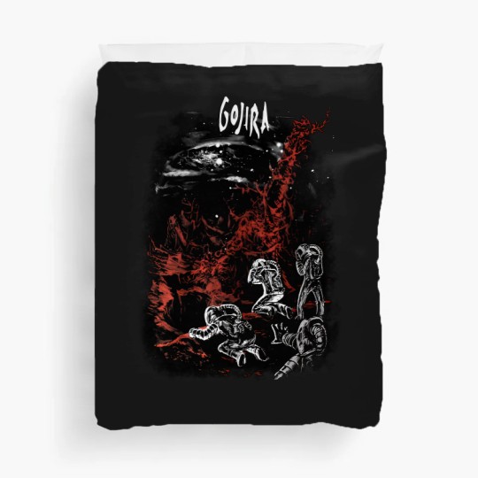 Discover Gojira Duvet Covers Vintage Metal Music Duvet Covers Duvet Covers Clothing Duvet Covers Metal Tees