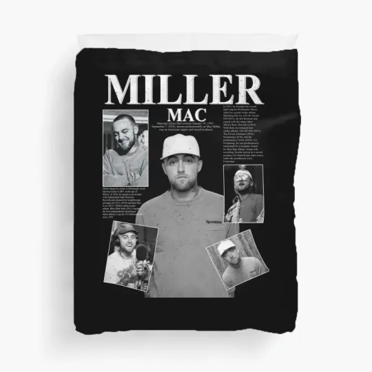 Discover macmiller Music Duvet Covers K1, macmiller Music Pop Duvet Covers, macmiller Concert 2023 Retro Unisex Gift Bootleg Duvet Covers Mus3004DK