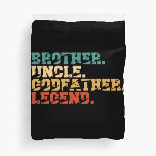 Discover brother uncle godfather legend Duvet Covers