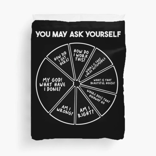 Discover You May Ask Yourself - Talking Heads - Duvet Covers
