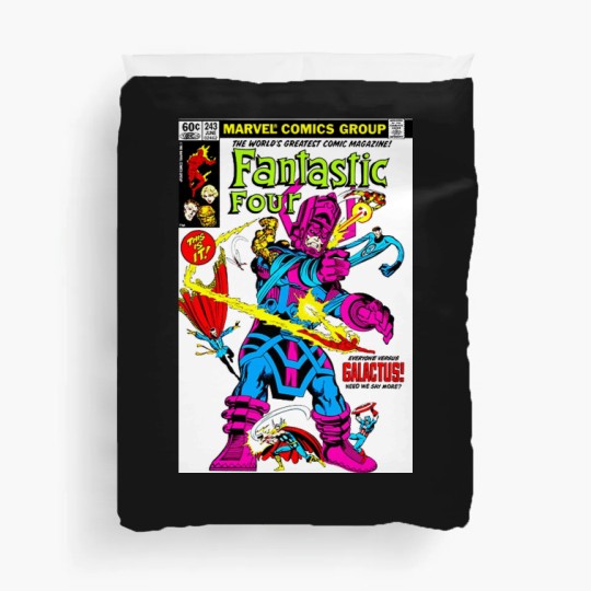 Discover Battle of Galactus Duvet Covers