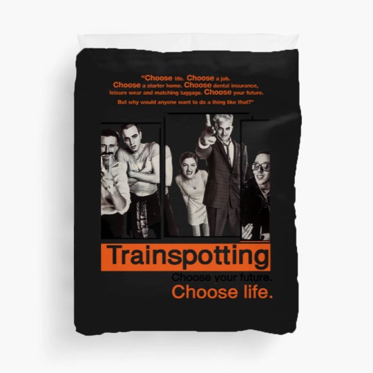 Discover Vintage Duvet Covers Trainspotting NATURAL color Men Woman Unisex Duvet Covers