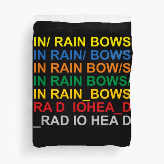 Discover beautiful in rainbows RADIOHEADs Duvet Covers