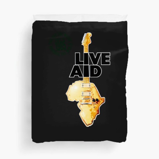 Discover Live Aid Concert Music Gig Event Live 1985 Wembley 80s Duvet Covers