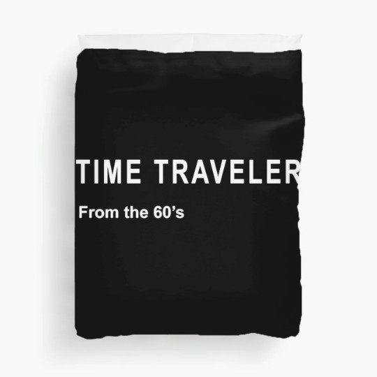 Discover TIME TRAVELER, From the 60's. Nostalgia, down memory lane. - Time Traveler From The 60s Nostalgia - Duvet Covers