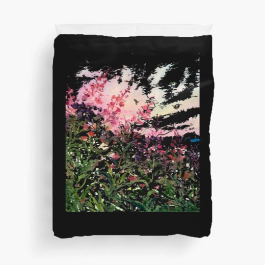 Discover Wildflowers Watercolor T- Duvet Covers Wildflowers T- Duvet Covers Duvet Covers
