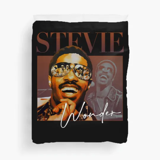 Discover Stevie Wonder Vintage Unisex Duvet Covers stevie wonder Duvet Covers