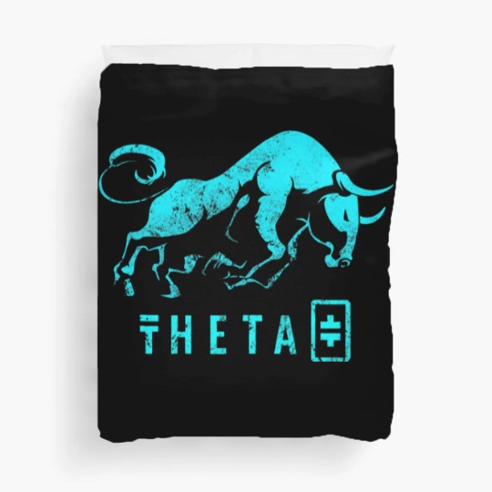 Discover THETA Crypto BULLRUN Blockchain Token Duvet Covers