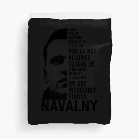 Discover Alexei Navalny Duvet Covers, RIP Alexei Navalny 1976-2024 Duvet Covers