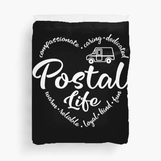Discover Postal Life Duvet Covers, Postal Worker Duvet Covers, Mail Carrier Duvet Covers, Post Office Duvet Covers