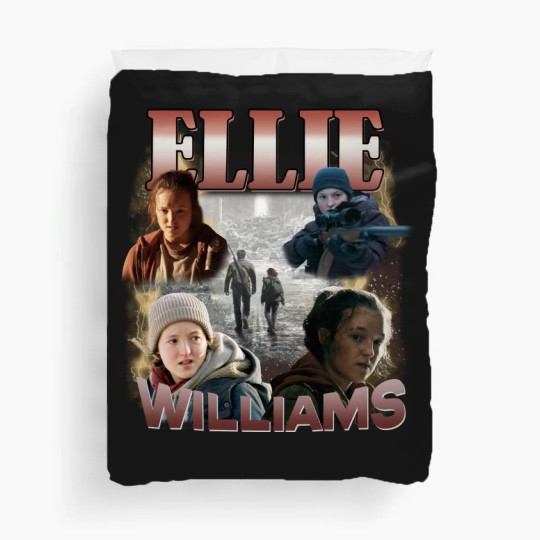 Discover Ellie Williams Duvet Covers, Bella Ramsey TLOU Duvet Covers, Joel and Ellie TLOU Duvet Covers, Narco Pedro Pascal Fans
