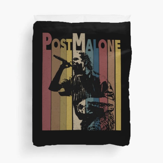 Discover Post Malone Rap Twelve Carat Tour Duvet Covers, Post Malone Duvet Covers, Post Malone Merch