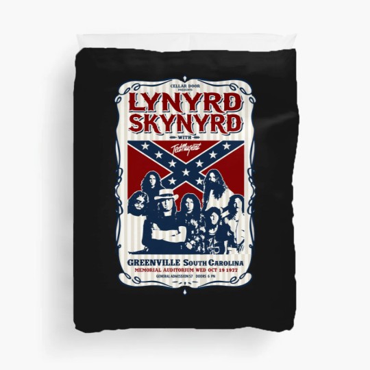 Discover Lynyrd Skynyrd 1977 Tour Duvet Covers Duvet Covers