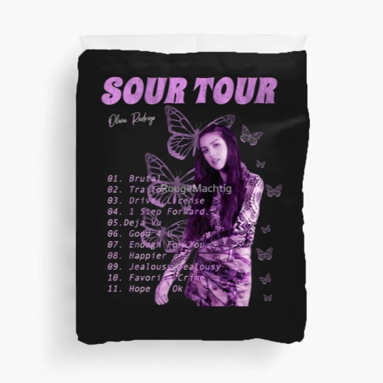 Discover Sour Tour concert Classic Duvet Covers