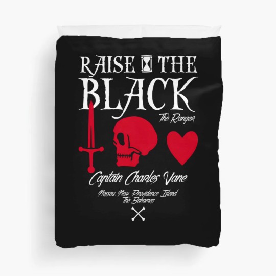 Discover Black Sails Charles Vane Raise The Black Duvet Covers