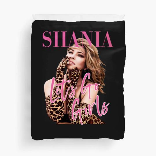 Discover Shania Twain Let's Go Girls Graphic Duvet Covers