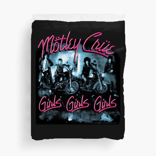 Discover Motley Crue Girls Girls Girls Black Duvet Covers