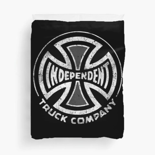 Discover Vintage Independent Truck Iron Cross Skateboard Truck Duvet Covers