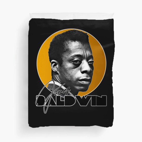 Discover Retro James Baldwin Gold Tribute - James Baldwin - Duvet Covers
