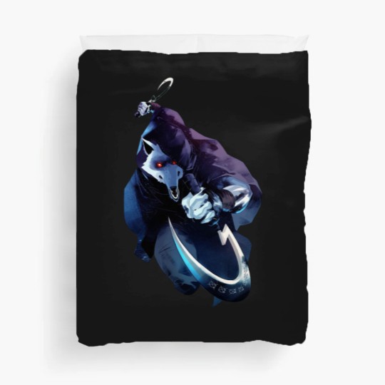 Discover Death-Big Bad Wolf From Puss In Boots-Puss In Boots The Last Wish Active Duvet Covers