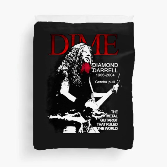 Discover Dimebag Darrell Mayhem Skull Damageplan Duvet Covers