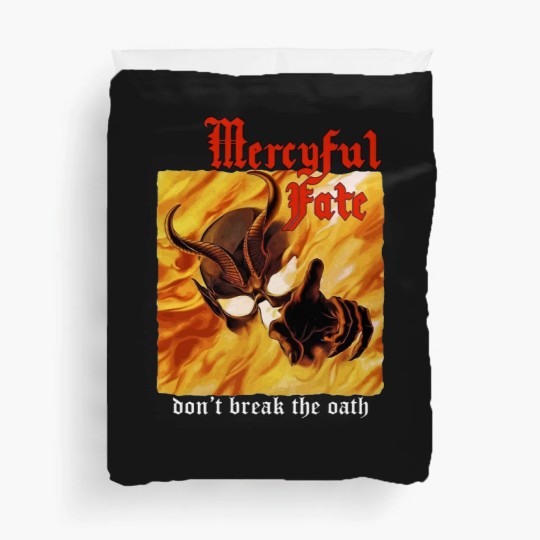 Discover Order mercyful fate don't break the oath'84 king diamand new yellow Duvet Covers Duvet Covers