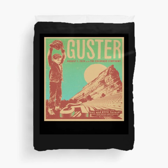 Discover Guster 25th Anniversary Show Red Rocks Amphitheatre Duvet Covers
