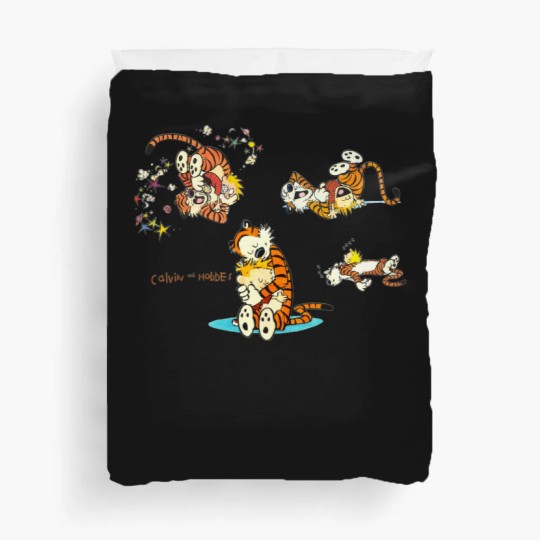 Discover calvin and hobbes bill watterson Duvet Covers