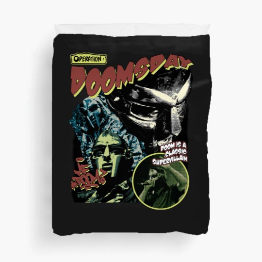 Discover Vintage  MF Dooom 90er Musik Lieben Konzert Grafik Duvet Covers