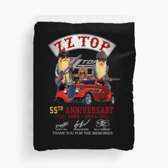Discover ZZ Top 55th Anniversary Duvet Covers