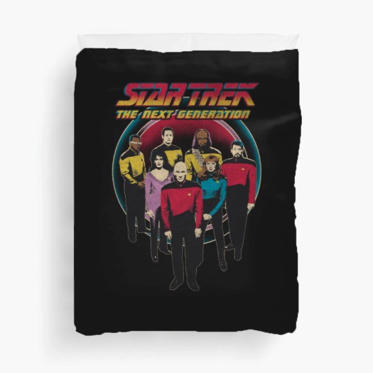 Discover Stars Trek The Next Generation Vintage Distressed Bridge Crew Duvet Covers
