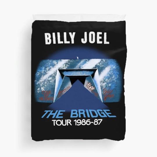 Discover Vintage Billy Joel The Bridge Tour 1986-1987 Concert Duvet Covers