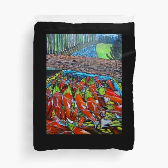 Discover Return of the Sockeye Salmon Duvet Covers