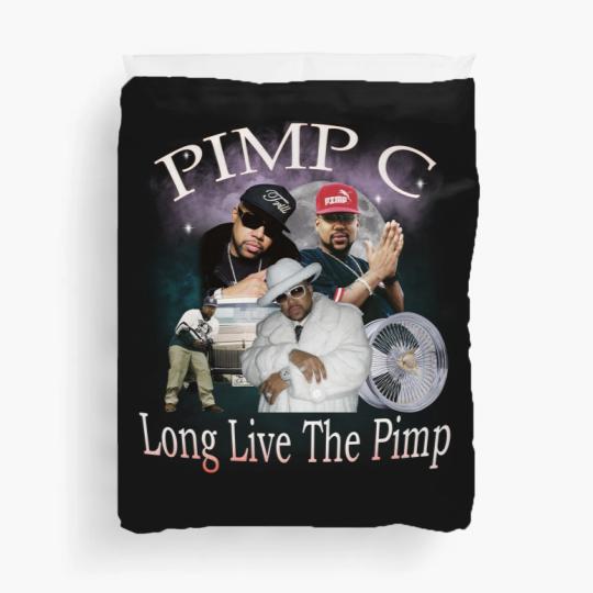 Discover Pimp C Duvet Covers, Pimp C Vintage Duvet Covers, Pimp C Hiphop Rapper Duvet Covers
