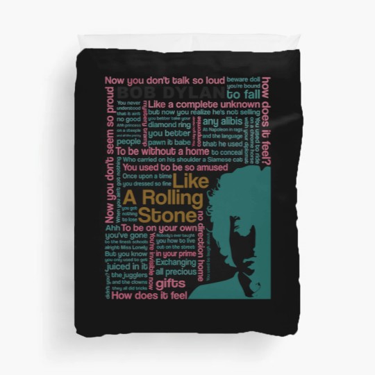 Discover Bob Dylan Like A Rolling Stone Duvet Covers