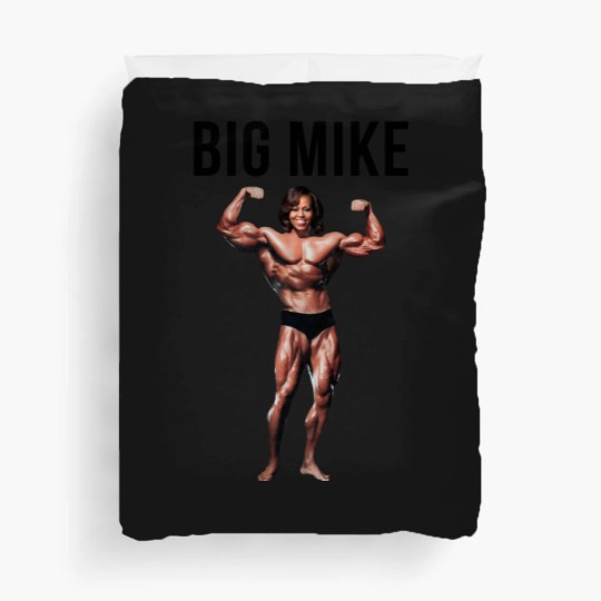 Discover Big Mike Michelle Obama Funny Duvet Covers Unisex Heavy Cotton Duvet Covers