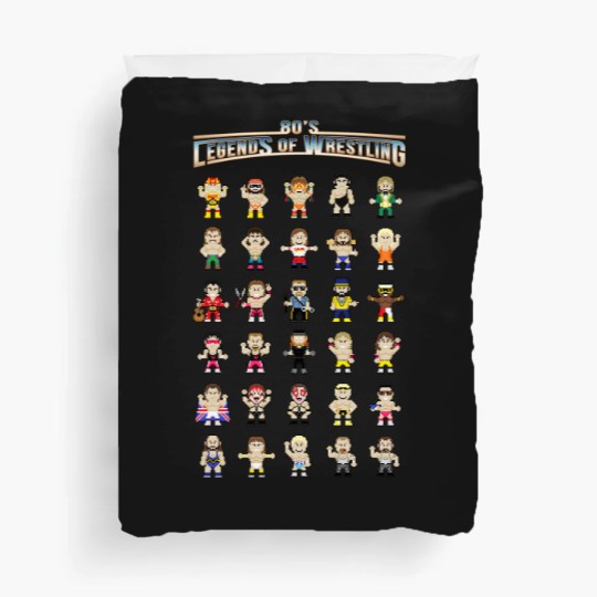 Discover Legends of Wrestling Retro Adults Duvet Covers