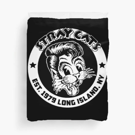Discover Stray Cats Unisex Duvet Covers: Est 1979