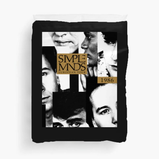 Discover Simple Minds - Once Upon A Time European Tour 1986 Duvet Covers