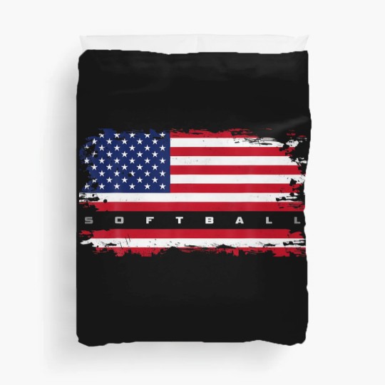 Discover Softball Apparel - Softball Duvet Covers