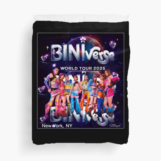 Discover BiniVerse World Tour 2025 Concert Duvet Covers, Bini Blooms Concert Duvet Covers, bini tour concert 2025