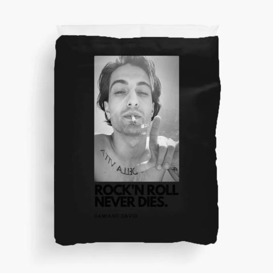 Discover Damiano David Ma'neskin Duvet Covers