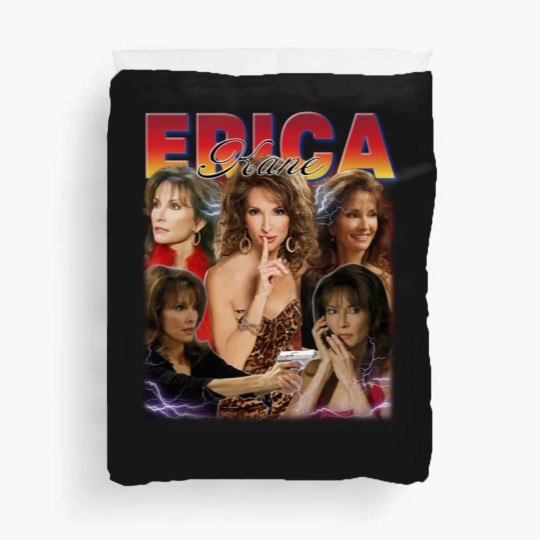 Discover Erica Kane Duvet Covers, All My Children Fans, Homage Erica Kane 90s Duvet Covers, Movie Character Duvet Covers