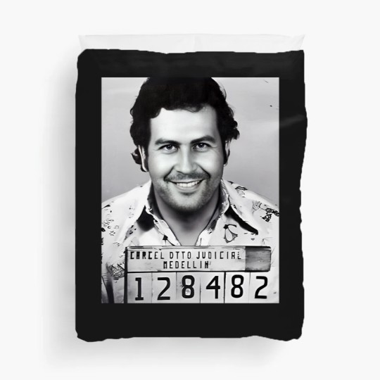 Discover Pablo Escobar Mugshot Premium Duvet Covers